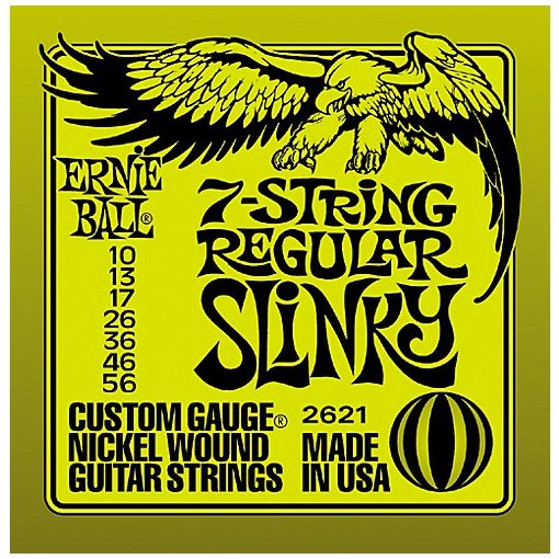 Ernie Ball 2621 7 húros gitár húr 10-56