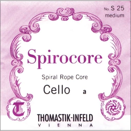 Thomastik csellóhúrok Spirocore spirál-magos közepes D húr