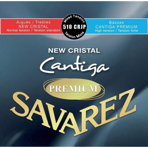 Savarez klasszikus gitár húrok New Cristal Cantiga Premium Set mixed