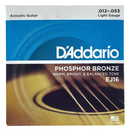 D'Addario EJ16 akusztikus gitár húr 12-53