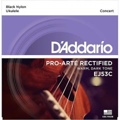 D'Addario EJ53C Concert Black Nylon