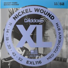 D'Addario EXL116 elektromos gtárhúr készlet 11-52