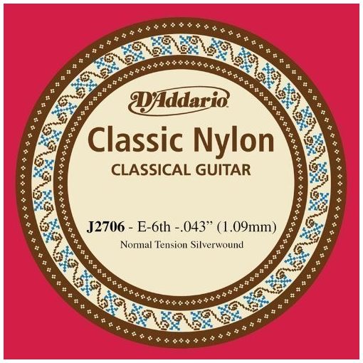 D'Addario J2706 nylon E6-es húr