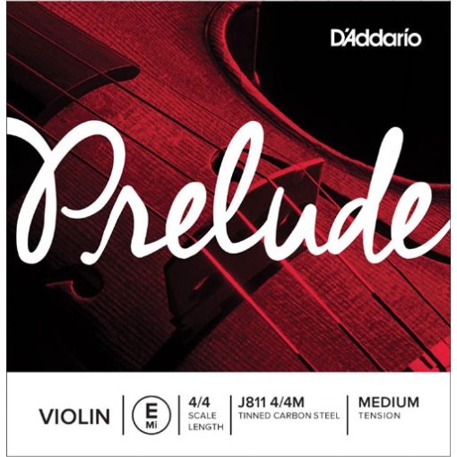 D'Addario J811 Prelude 4/4 hegedű E húr