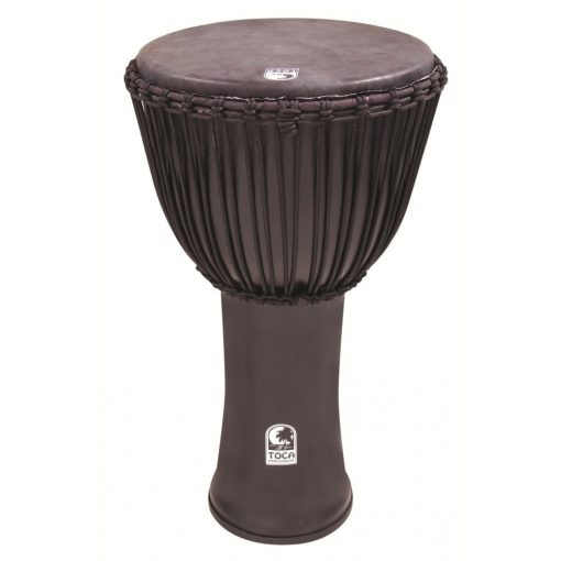 Toca  djembe Freestyle Rope Tuned  Black Mamba with Bag