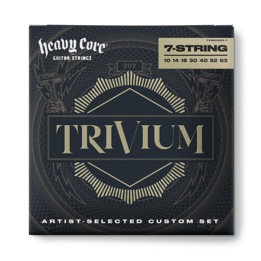 Dunlop TVMN1063-7 TRIVIUM elektromos gitárhúr 10-63 7-húros